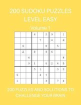 200 Sudoku Puzzles Level Easy Volume 1