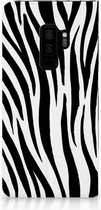 Geschikt voor Samsung Galaxy S9 Plus Standcase Hoesje Design Zebra