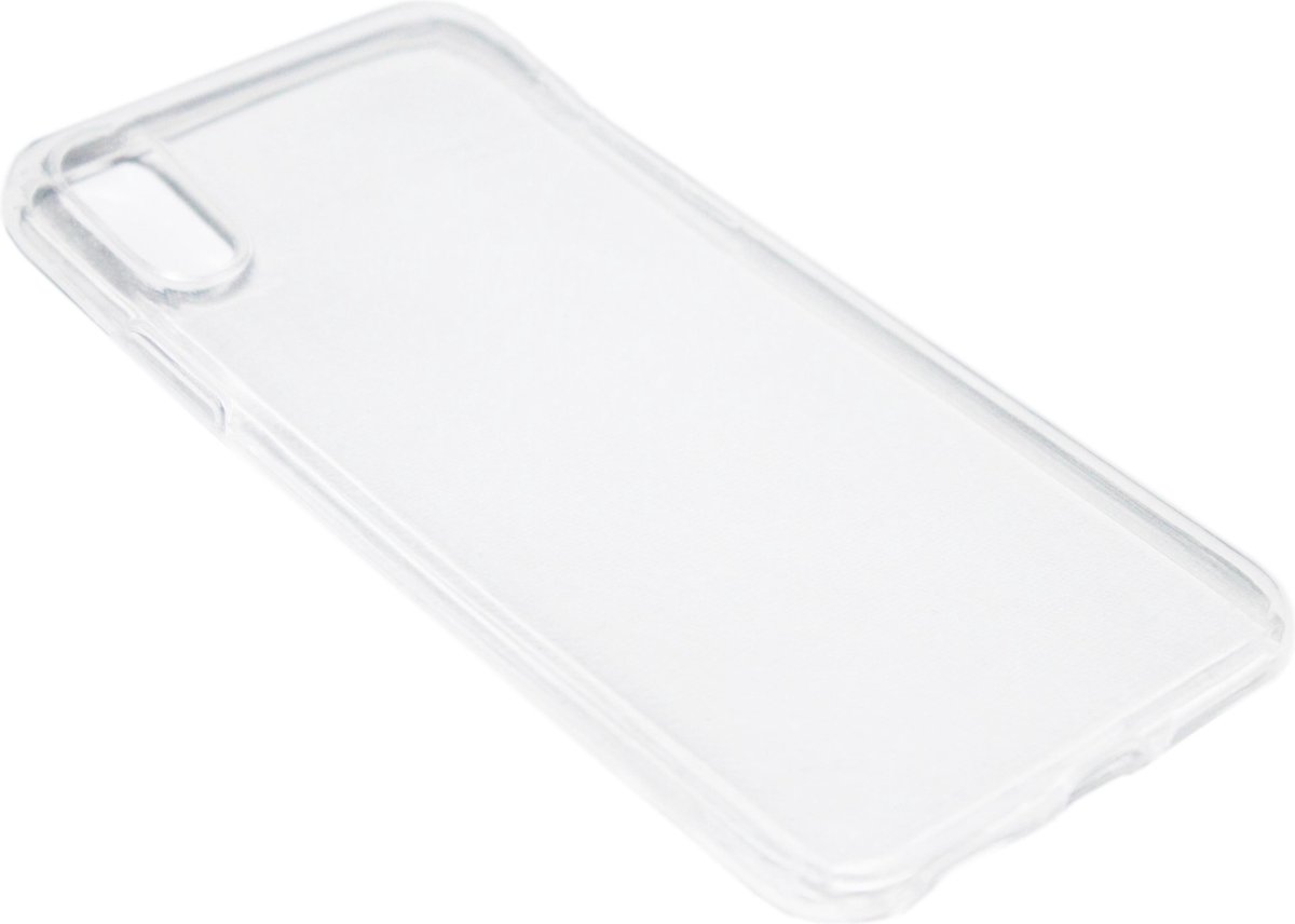 Doorzichtig transparant siliconen hoesje Geschikt voor iPhone XS/ X