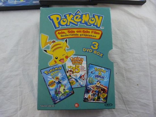 Bol Com Pokemon Dvd Box 4de 5de En 6de Film Dvd Dvd S