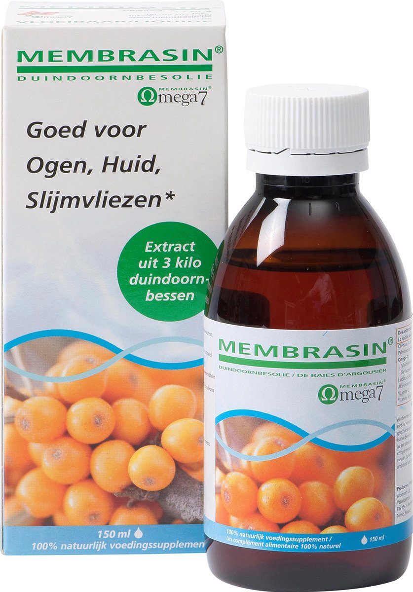 Goedkoopste Membrasin Vloeibaar Omega 7 - 150 ml - Visolie - Voedingssupplement