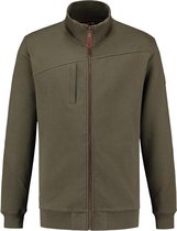 Tricorp 304002 Sweater Premium Ritskraag Army maat M