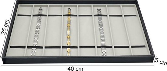 8 Vakken Armbanden Display - fluweel Sieraden presentatie materiaal |  bol.com