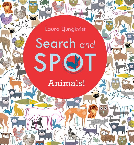 A Search and Spot Book - Search and Spot: Animals! - cover