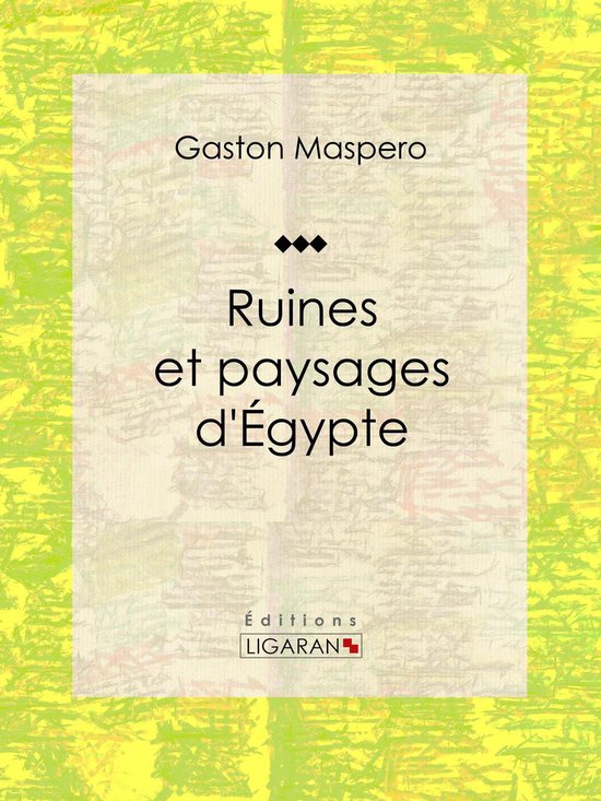 Ruines et paysages d'Égypte - cover