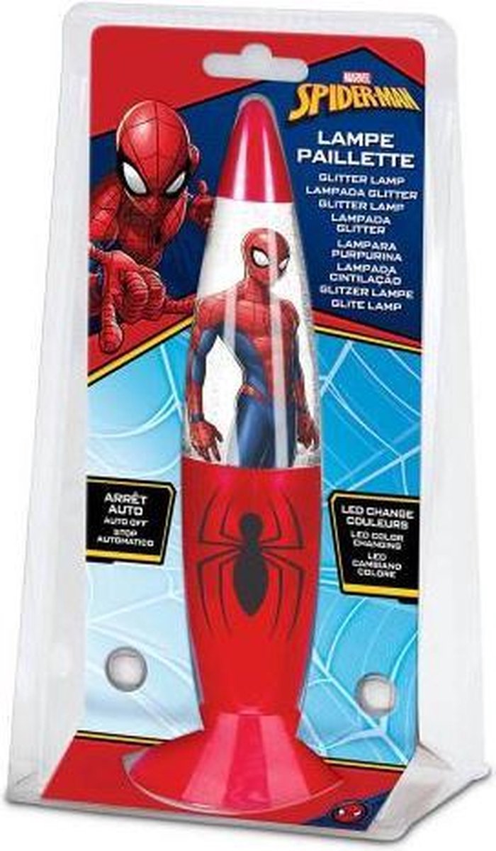 Spiderman glitter lava lamp | bol.com