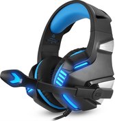 Hunterspider Gaming Headset - Zwart/Blauw - Geschikt voor PS4, Xbox One, Switch & Windows