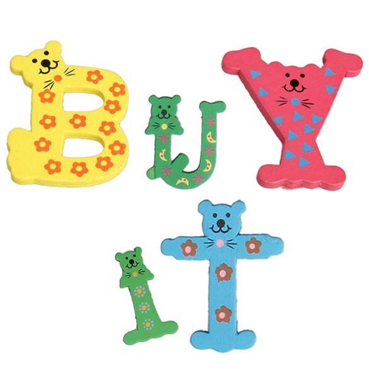 Brieven koelkastmagneten, magnetische letters voor koelkast | Dierenstickers Schattig 26 Alfabetletters | Educatieve spelletjes voor kinderen
