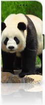 Bookcase Hoesje Geschikt voor Samsung Galaxy A5 2017 Panda Design