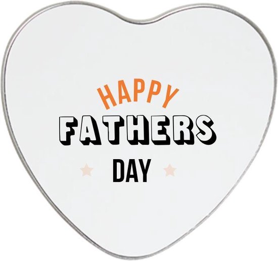 blik in hartvorm | Happy fathers day | bol.com