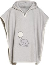 Playshoes badponcho olifant grijs