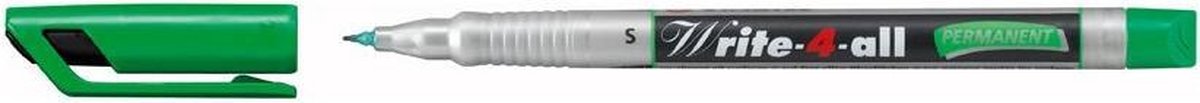 STABILO Write-4-All - Permanent Marker - Superfine 0,4 mm - Groen - per stuk