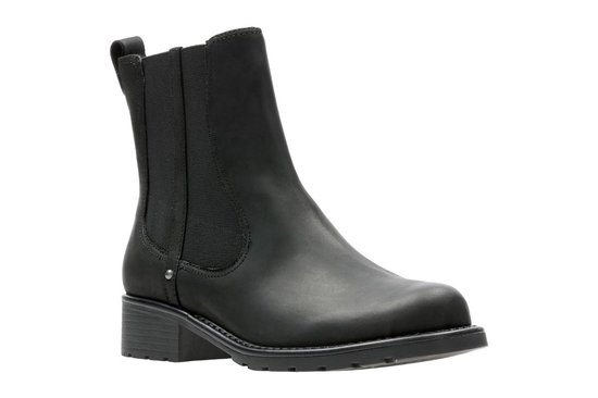 Clarks leren zwarte laarzen met elastiek mt 39,5 Clarks leren zwarte laarzen met elastiek mt 39,5