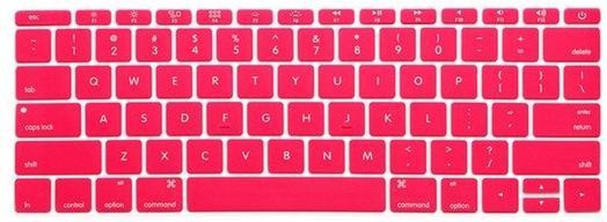 Siliconen Toetsenbord bescherming voor Macbook Pro zonder Touch Bar US-versie Roze