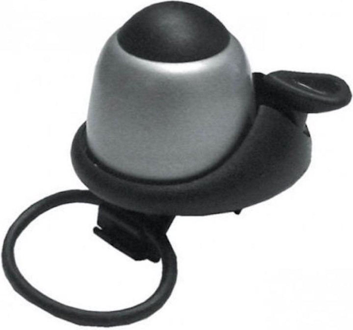 Flexibell Fietsbel 40mm Zilver Aluminium