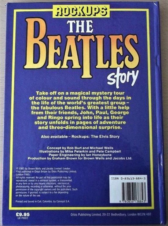 Beatles Story. Pop-up Book., Burt, Rob | 9780856138843 | Boeken | bol.com