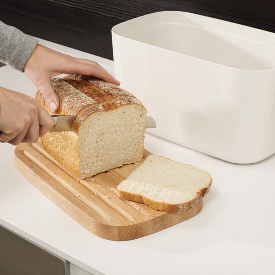 Joseph Joseph Broodtrommel met Snijplank Wit