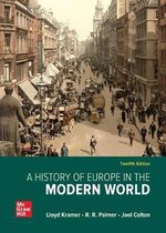 College aantekeningen HisMo History Of The Modern World  Looseleaf for a History of Europe in the Modern World, Volume 1, ISBN: 9781260847796