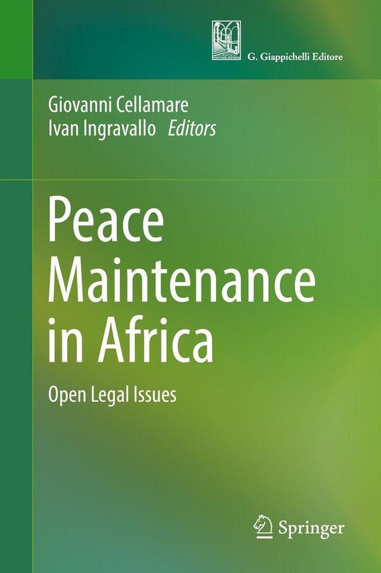Law and Criminology (R0) - Peace Maintenance in Africa - cover
