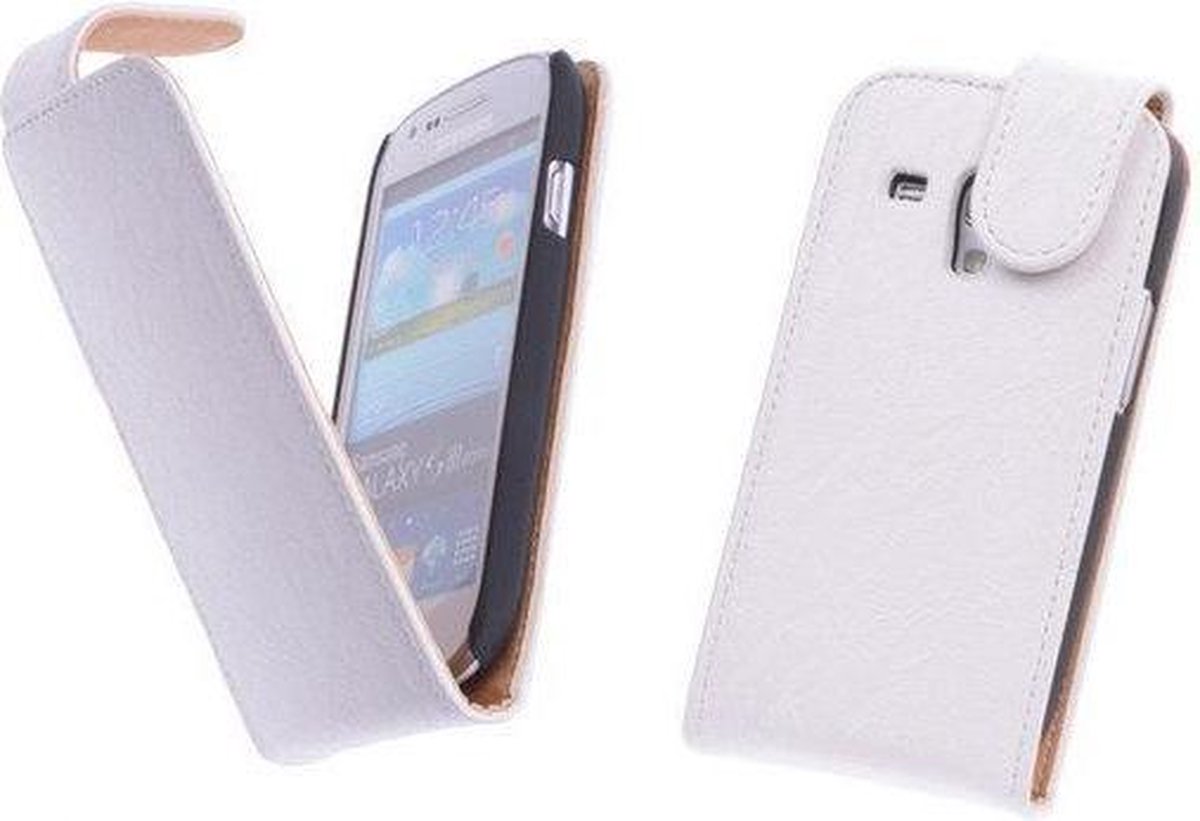 Bestcases Vintage Creme Flipcase Samsung Galaxy S3 Mini i8190