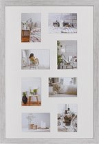 Fotolijst - Henzo - Modern Gallery - Collagelijst voor 8 foto's - Fotomaat 10x15 cm - Wit