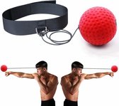 Box Reflex Bal / Hoofd Reflexbal / Hoofdband / Workout / Mini Punch Home Trainer Boks Kickboks / Rood Zwart