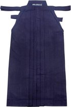 Blauwe Aikido Hakama 65% polyester en 35% Katoen