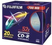 Fujifilm CD-R 700mb 52X Slimcase 20-Pack