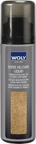 Woly Suéde velours liquid Donker Blauw 067