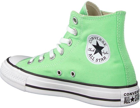 Converse Dames Sneakers Chuck Taylor All Star Hi Dames - Groen - Maat 39 |  bol.com