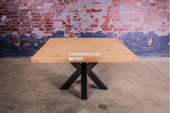 tafel steigerhout met stalen poot | bol.com