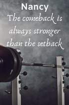 Nancy The Comeback Is Always Stronger Than The Setback