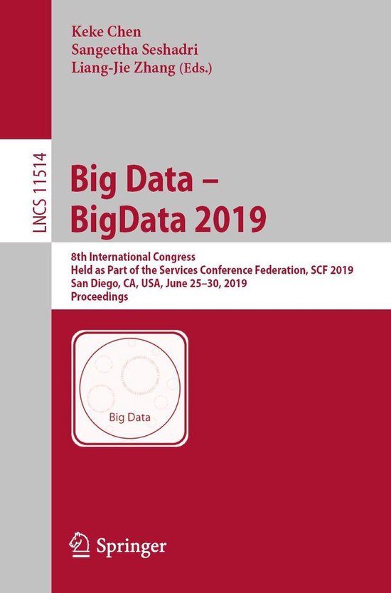Springer Nature Proceedings Computer Science - Big Data –  ... - cover