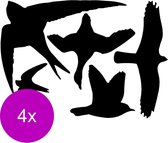 Best For Birds Raamstickers Vogel Assorti - Afweermiddel - 4 x 5 stuks
