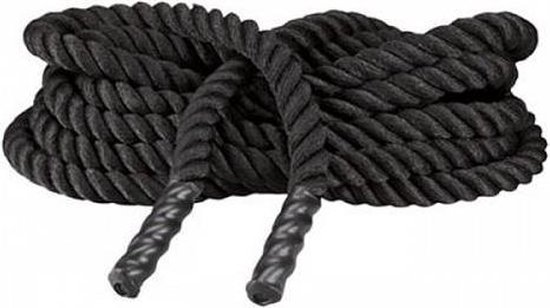 Foto: Sportec battle rope 9 meter zwart