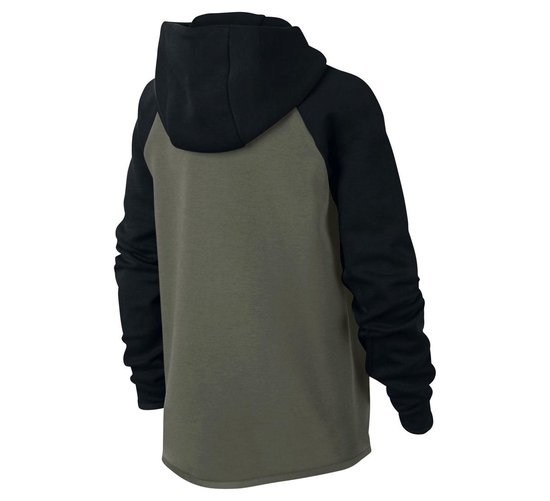 Nike Sportswear Tech Fleece Sporttrui - Maat 158 - Unisex - donker groen/zwart...  | bol.com