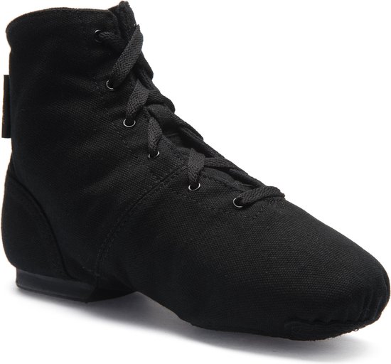 Uonpie Hoge Hak Latin Danslaarzen Net de Salsa Tango Bachata Praktijk Optreden,Beige,10cm Hiel,35EU