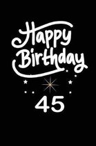 Happy birthday 45