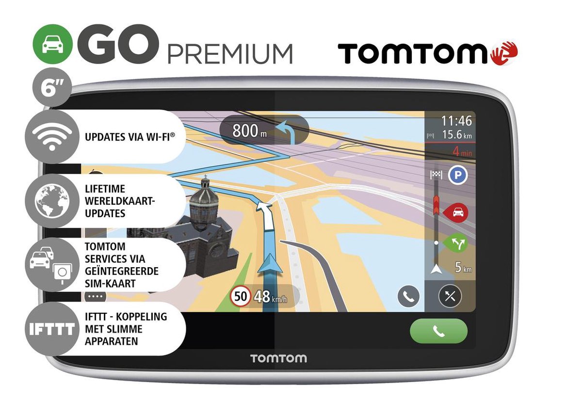 TomTom Go Premium 6 - Autonavigatie - Wereld | bol.com