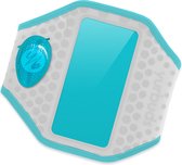 Yurbuds iPhone 5s / 5 Ergosport LED Armband - Grijs / Aqua Blauw