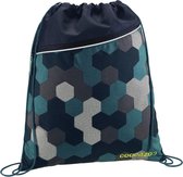 coocazoo Sportbuidel "RocketPocket", Blue Geometric Melange