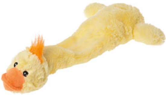 Karlie Flamingo Shaky Duck Hondenspeelgoed - Pluche - 30cm - Geel | bol.com