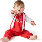 Ajax-baby slabbetje wit rood wit Ziggo