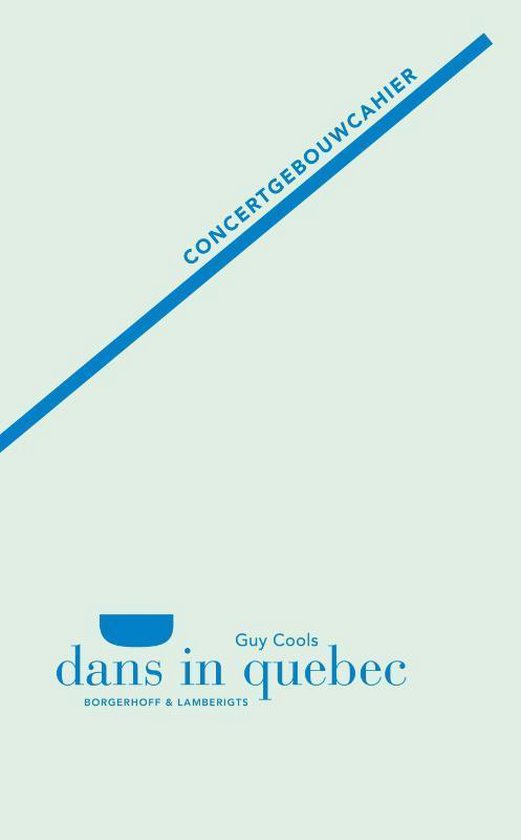 Cover van het boek 'Concertgebouwcahier 01' van Cools Guy