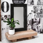 Moodadventures | Exclusives | Spiegels | Lijst Hout Zwart | 90x70 cm.