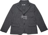 Tocoto Vintage Flanellen Blazer Navy-4 J