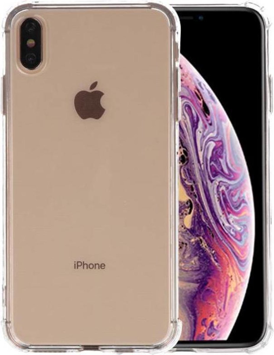 Schokbestendig transparant TPU hoesje voor iPhone XS Max