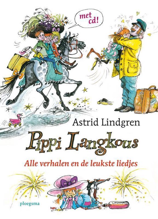 Cover van het boek 'Pippi LangKous met CD' van Astrid Lindgren