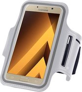 Wit Sportarmband Hoesje Hardloopband Geschikt voor Samsung Galaxy A5 2017