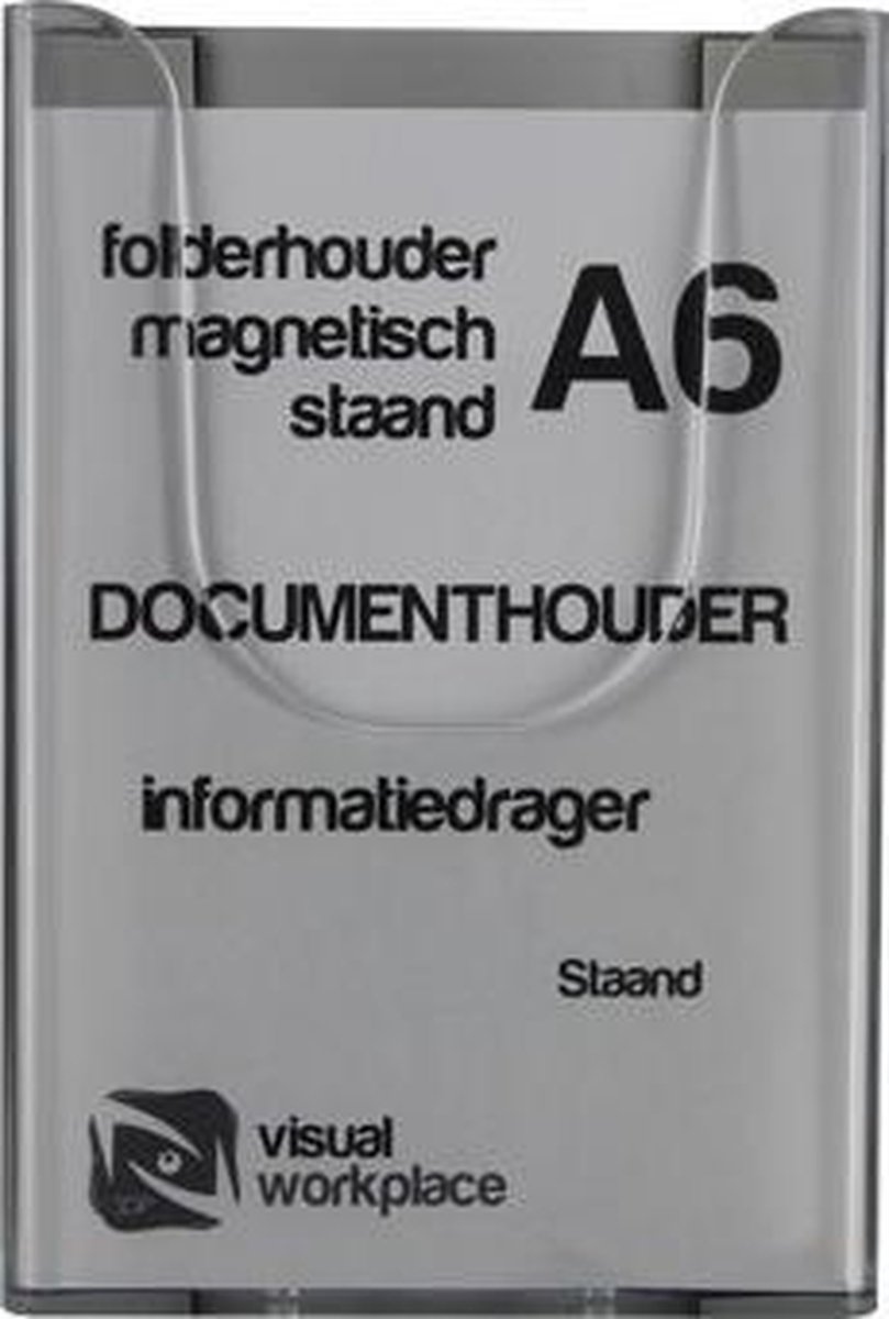 Folderhouder magnetisch A6 (staand)